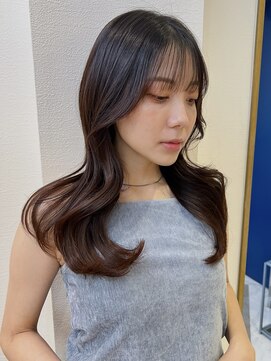 ロンドアベニール 北千住(Lond avenir) 暗めカラー/レイヤーカット/マロンベージュくすみベージュ北千住