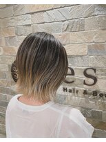 ナーディ バイ ミルボン(NERDy by milbon) ボブバレイヤージュ