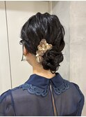 ヘアセット/ヘアアレンジ/結婚式お呼ばれヘア