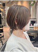 白髪ぼかし/ショート/白髪ぼかしハイライト/吉祥寺