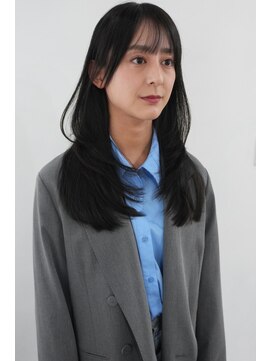 ミヨン 京都烏丸店(miyon) 【miyon】韓国レイヤーカット×暗髪カラー×髪質改善