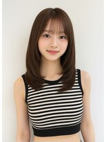 ゲイン(Gain)&nbsp;大人上品ロングレイヤー×透け感シースルーバング