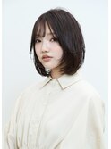伸ばしかけも綺麗な 内巻きボブ