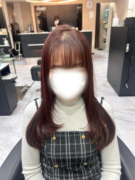 ウェーブス 大宮西口店(wave's) ピンクカラー／レイヤー／小川
