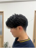 毛流れパーマ