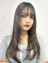 ヴェイン 渋谷(vain)&nbsp;渋谷渋谷駅韓国レイヤーカット顔まわり前髪カットストレート