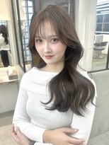 ロンドシエル 横浜(Lond ciel)&nbsp;オリーブグレー/レイヤーカット/黒髪/マロンベージュ/横浜