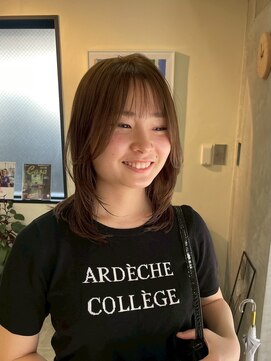 ヘアーブレイス(hair brace) 千葉駅/着物ヘア/大人ガーリー/ダークアッシュ/似合わせカット