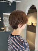 〈押上 半個室〉丸みショート×ベージュ