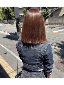 ウェルズグランデ 天理店(Well's GRANDE) 艶ブラウンが映える上品ミディ