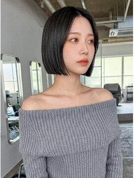 フレイムスヒュー 高崎店(FRAMES HUE) 切りっぱなしタンバルモリボブ/タッセルカット/レイヤーボブ/