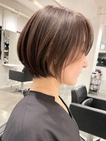 エリマ 調布(elima) 調布ショートヘア顔周りレイヤーカットダブルカラーショートボブ