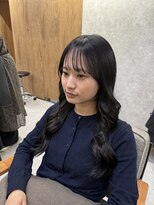 コンフィー(comfy)&nbsp;黒髪全体整えカットと髪質改善トリートメント