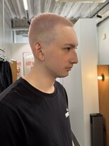 メンズ ニール 名古屋 伏見 丸の内(men's NEELU)&nbsp;【NEELU_take】ローフェードベリー　ショート　ホワイトピンク
