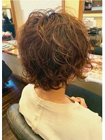 ボブビッシュ 東温店&nbsp;ショートパーマスタイル