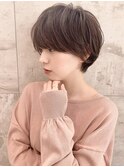 ショート/ボブ【外ハネボブ/アッシュブラウン/ネオウルフ】