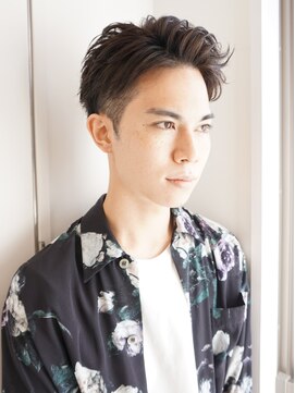 マイロ(mailo) ツーブロックショート×七三オールバック