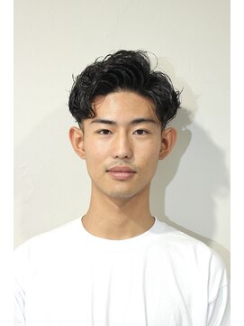 レンゲン(LENGEN) 束感刈り上げビジネス七三ツーブロックアップバング289