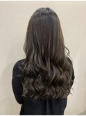レイヤーロング/くすみベージュ/ショコラブラウン[船橋/船橋駅]