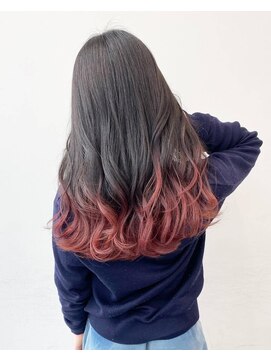 シエスタ バイ アンブルリュクス(siesta by amble luxe) コントラストグラデーションピンク