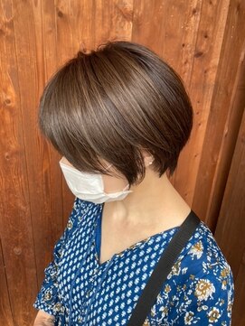 リミックス 飯塚店(Remix) 大人ショート×アッシュカラー/くすみベージュ◎30代 40代 50代