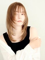 フレイムス 北戸田駅西口店(Frames)&nbsp;外ハネボブセクションカラーペールベージュグラデーションカラー