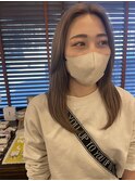 【hairLux石原霞】ブリーチ1回大人ベージュカラー