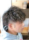 【ハードツイストスパイラル×ツーブロマッシュ】