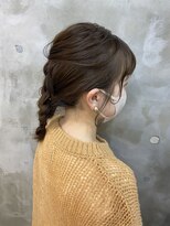 エトネ ヘアーサロン 仙台駅前(eTONe hair salon)&nbsp;オリーブベージュ×ヘアアレンジ