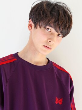 ラミ(L'ami) くせ毛風パーマ/爽やか大人ナチュラルマッシュ