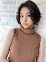ヘアリゾート粋 新宿三丁目本店&nbsp;《前地 麻衣》大人女子力の上がるセクシーショートボブ