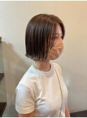 ぱつっとボブ