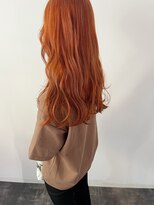 リシェスバイエンヴィー 西宮北口(Riches by ENVY)&nbsp;#オレンジカラー オレンジブラウン ロングヘア