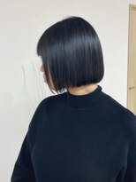 トト 船橋店(toto.)&nbsp;黒髪/グレーベージュ/レイヤーロング/前髪パーマ[西船橋/津田沼]