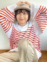 ヒュー(HUE)&nbsp;イメチェン/フルバング/似合わせカット/レッドブラウン/モード