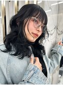 フルバング×レイヤーカット