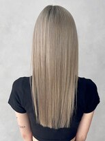 アイティーバイアルバム 八王子店(IT by ALBUM)&nbsp;美髪レイヤーロンググレージュカラーニュアンスカラー_ba484001