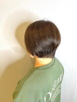 ブロッサム 東久留米店(Blossom)&nbsp;20代30代ミニボブココアブラウン小顔美肌ストレート丸み