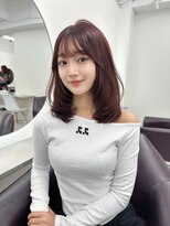 アメリ 新宿(Ameri)&nbsp;Ameri 新宿　ミディアムレイヤー×ピンクラベンダー