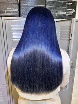 リリー シブヤ(Lilly shibuya)&nbsp;【Lilly渋谷】#ネイビーブルー#ブリーチ#学割U24#韓国#推し活