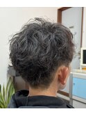 ミドル世代メンズツイストスパイラルパーマスタイル