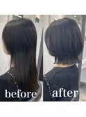 【市井友佳子】軽めレイヤーボブ