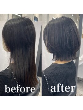 ヘアサロン ドットプラス 町田店(dot. plus) 【市井友佳子】軽めレイヤーボブ