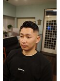 スキンフェードサイドパート
