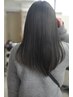 《OPEN記念》カット＋premium透明感カラー＋髪のシワ・ウネリ・クセ改善Tr 