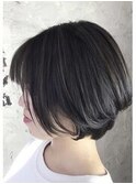 顔周りレイヤーボブ