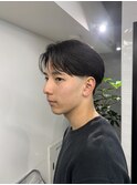 テーパーフェード毛流れセンターパート