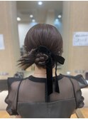 特別な日のヘアセットに