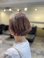 ソイクフ 四条大宮店(SOY-KUFU)&nbsp;20代30代40代◎似合わせカットくせ毛風小顔ボブココアベージュ