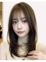 hum 立川【ハム】髪質改善・酸性ストレート・縮毛矯正 ココアベージュ/オリーブグレー/小顔/黒髪[立川/髪質改善]